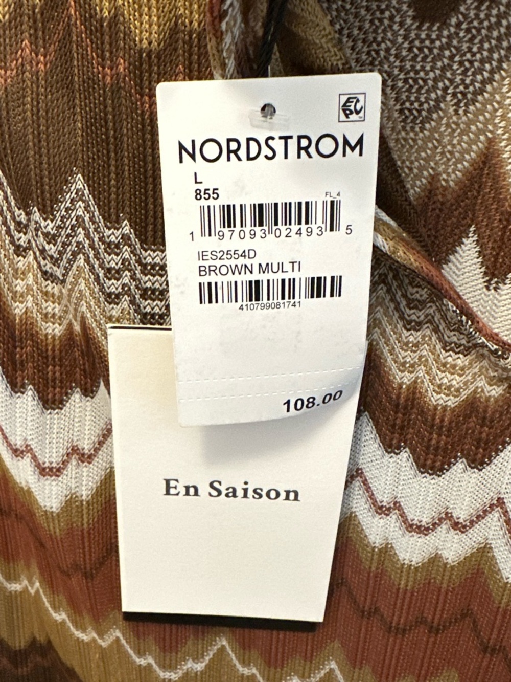 En Saison Wavy Stripe Sweater Dress - Picture 8 of 8